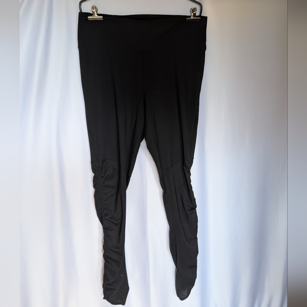 Fabletics Cashel Foldover Powerform Black Leggings